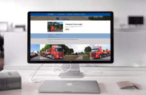 Site vitrine - Société de services de transport